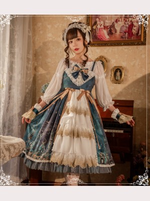 Magic Lamp Classic Lolita Dress JSK by Eieyomi (EY08)